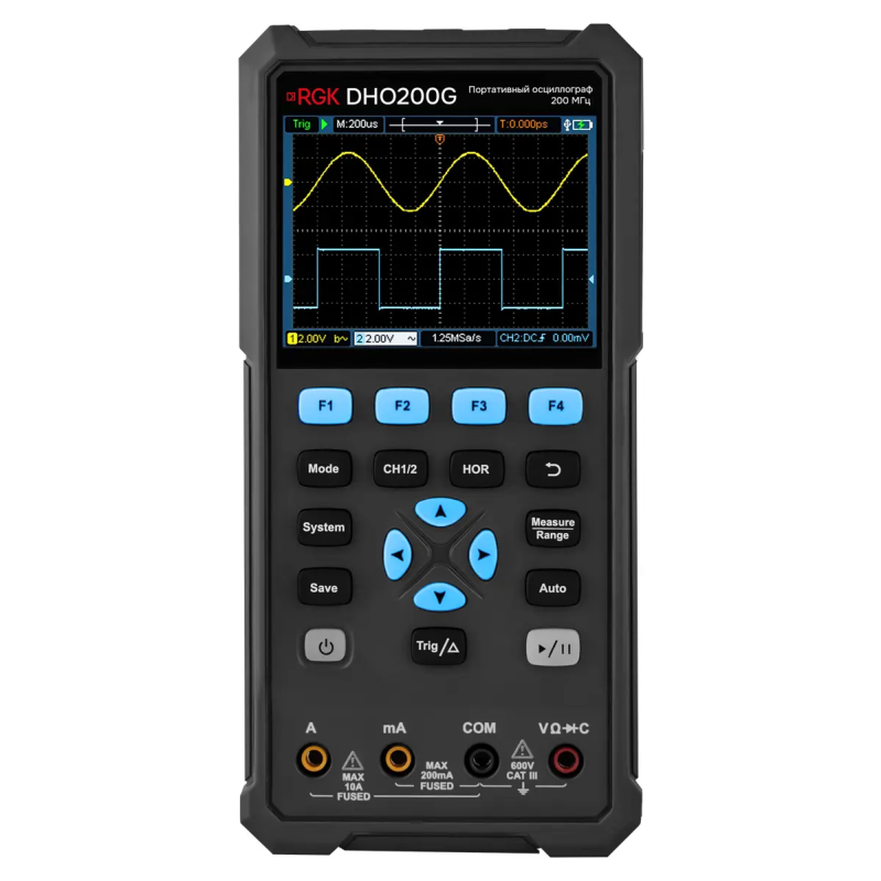 Осциллограф-мультиметр RGK DHO200G