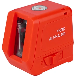 Лазерный уровень RGK ALPHA 201с красным лучом
