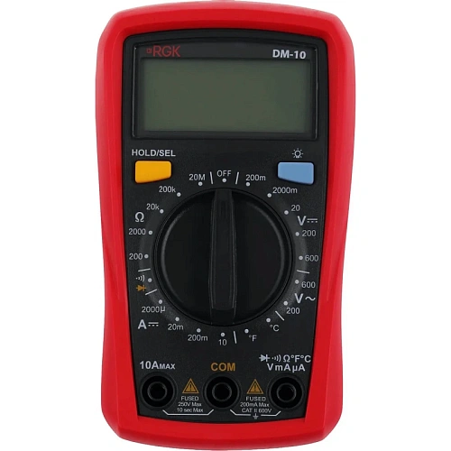 Цифровой мультиметр RGK DM-10 с поверкой
